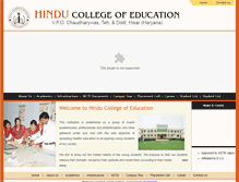 Tablet Screenshot of hinducoe.com